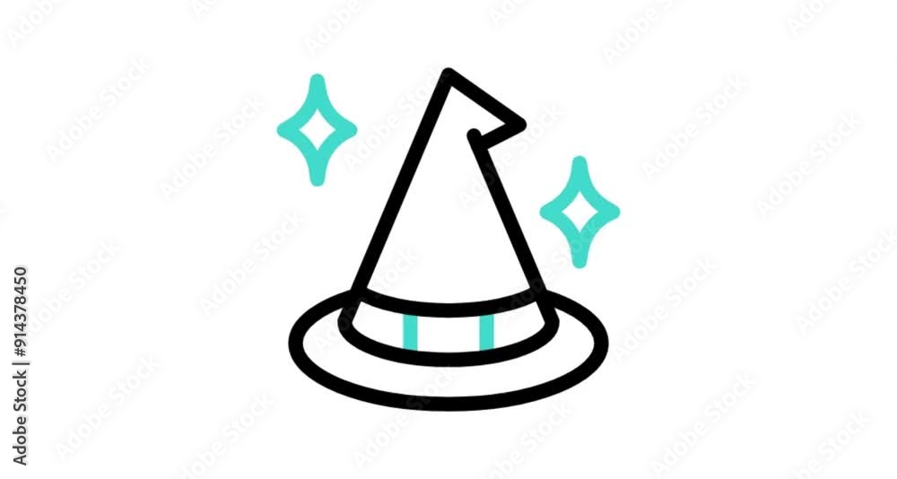 illustration of a christmas hat illustration of a christmas hat