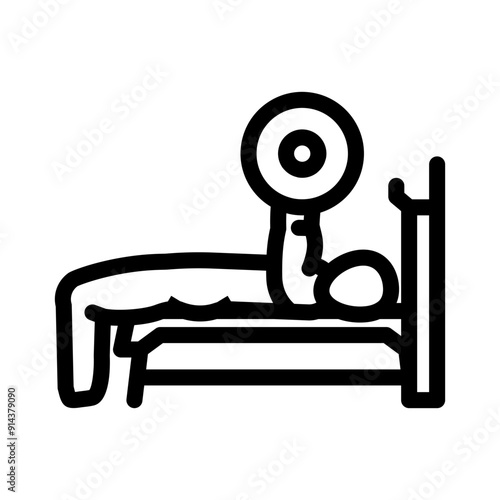 walking lunges fitness exercise leg line icon vector. walking lunges fitness exercise leg sign. isolated contour symbol black illustration