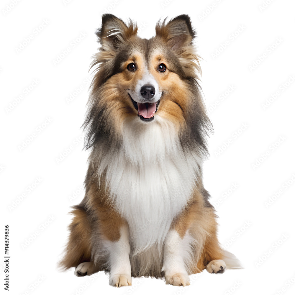 Shetland Sheepdog, Transparent background Shetland Sheepdog, Transparent background