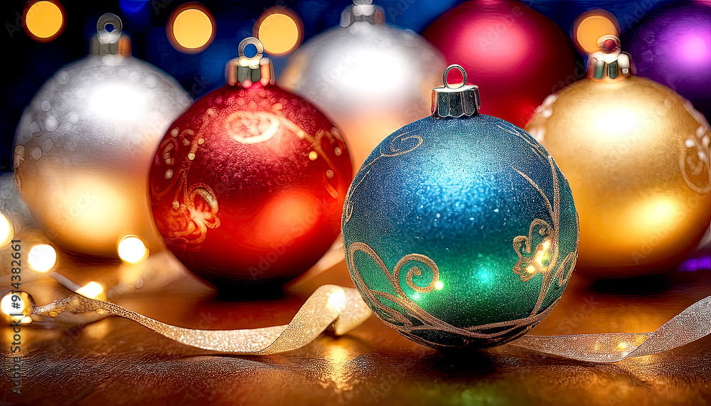 Beautiful glowing background with Christmas and New Year decorations and colorful balls. Christmas New Year fairytale mood. Christmas New Year winter home fairytale holiday.
Beautiful glowing background with Christmas and New Year decorations and colorful balls. Christmas New Year fairytale mood. Christmas New Year winter home fairytale holiday.