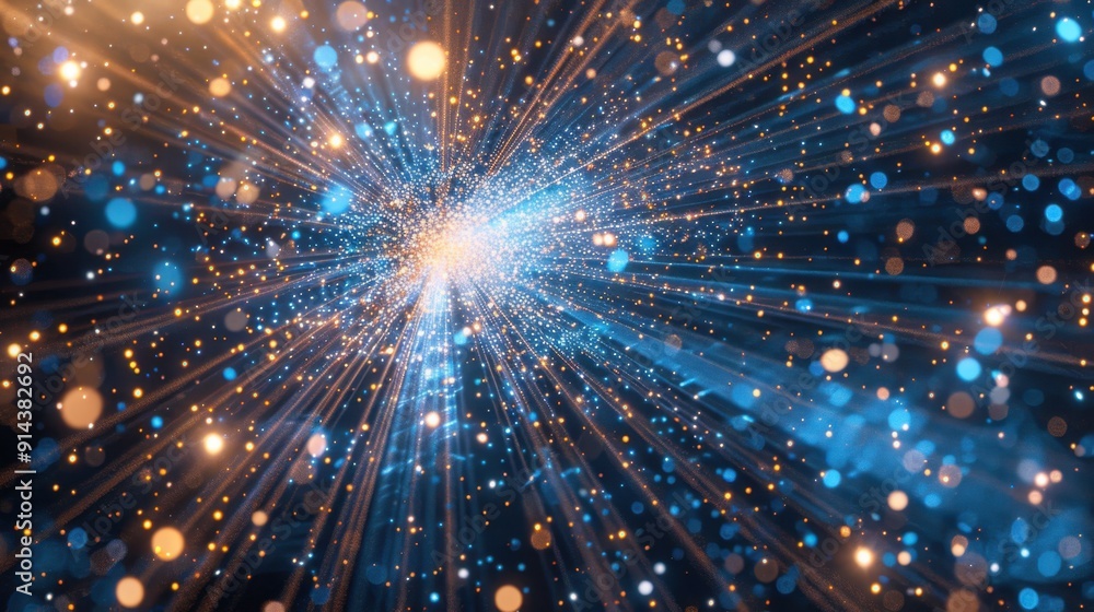 Hyperspace Tunnel Journey - Abstract Light Speed Travel Background Hyperspace Tunnel Journey - Abstract Light Speed Travel Background