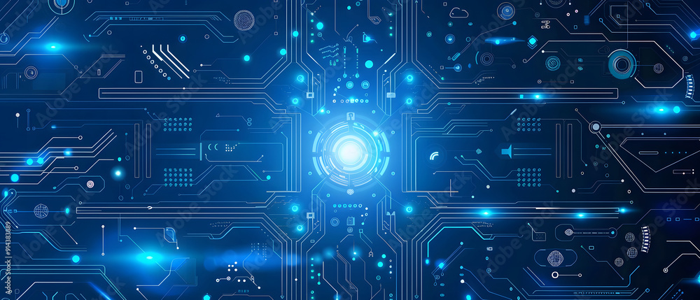 Abstract digital technology operating system background template vector design Abstract digital technology operating system background template vector design