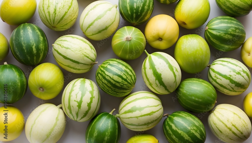Background photo of a bunch of melons, whole melons, The melons are ripe and plump. yellow melon, green melon Background photo of a bunch of melons, whole melons, The melons are ripe and plump. yellow melon, green melon