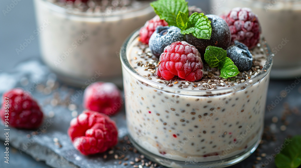 Chia Pudding with Fresh Fruits Chia Pudding with Fresh Fruits