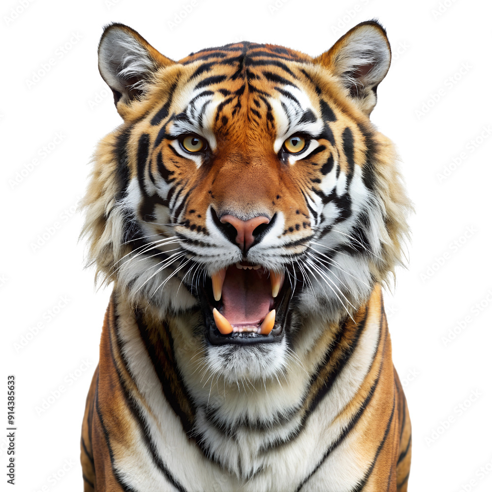 Fototapeta premium tiger, Transparent background