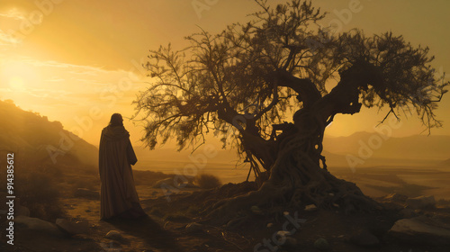 Jesus Christ and withered fig tree
Christian God of Bible and symbolism behind it.