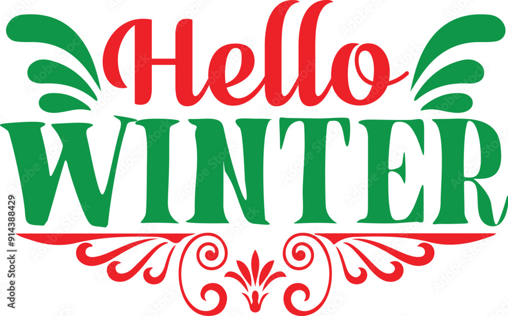 Obraz premium Winter Svg Design