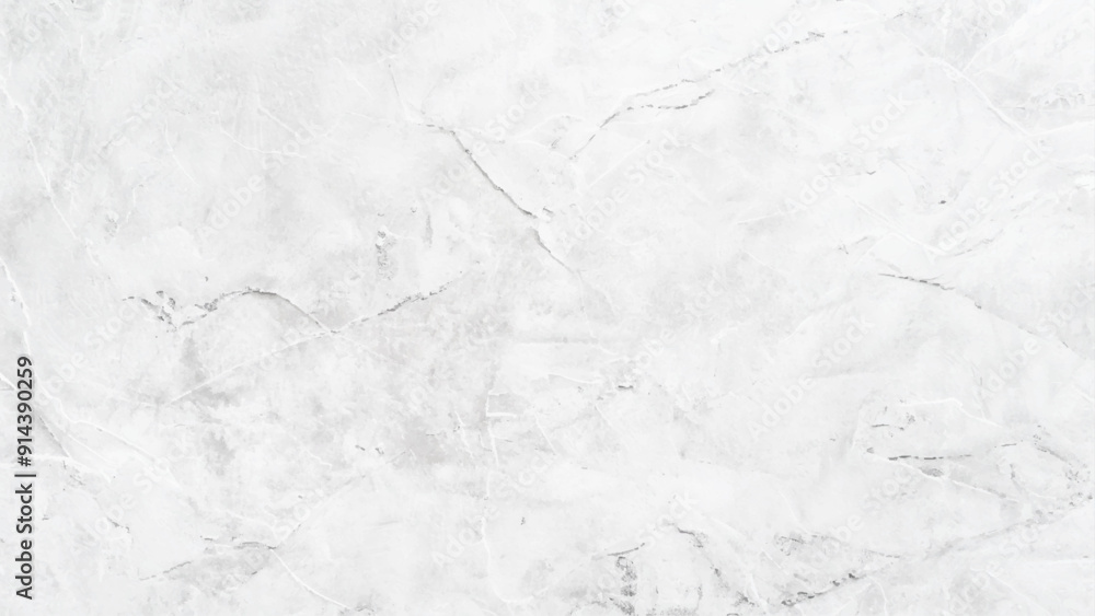 Fototapeta premium texture of white wall, Large background image Is a panoramic image of rough concrete Modern concrete wall decoration, Blank white crumpled and creased paper poster texture background