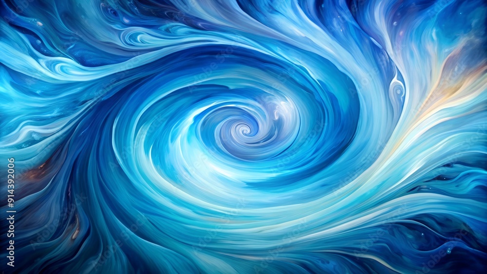 Abstract Blue Swirls: A Symphony of Color and Motion Generative AI Abstract Blue Swirls: A Symphony of Color and Motion Generative AI