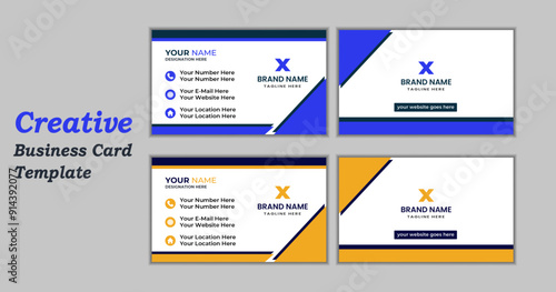 Professional Business Card - Creative and Clean Business Card Template.