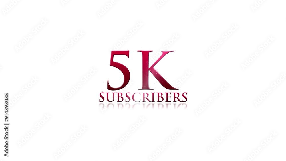 5k Subscribers, 5k Subscription Logo Animation Videos 5k Subscribers, 5k Subscription Logo Animation Videos