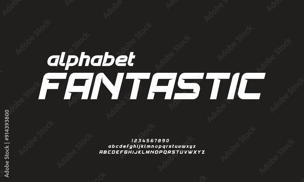 Fantastic is Modern Bold Font. Regular Italic Number Typography urban style alphabet fonts for fashion, sport, technology, digital, movie, logo design, vector illustration Fantastic is Modern Bold Font. Regular Italic Number Typography urban style alphabet fonts for fashion, sport, technology, digital, movie, logo design, vector illustration