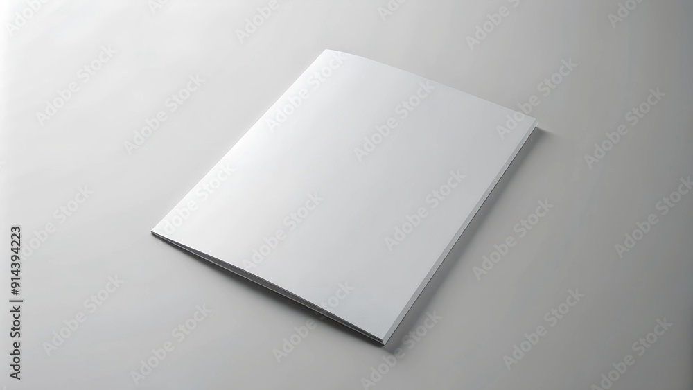 Crisp White A4 Brochure Mockup - Minimalist Design Generative AI Crisp White A4 Brochure Mockup - Minimalist Design Generative AI