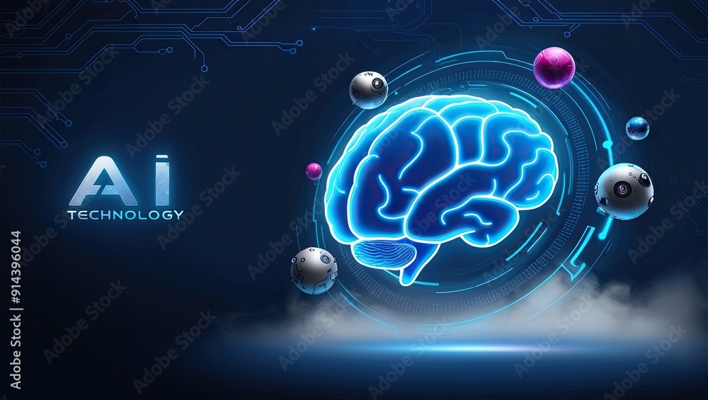 Ai technology with computer digital human brain Ai technology with computer digital human brain