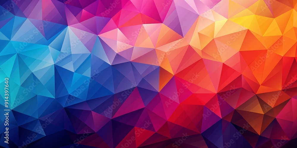 Abstract Low Poly Background with Vibrant Colors, abstract , polygon , colorful , digital art Abstract Low Poly Background with Vibrant Colors, abstract , polygon , colorful , digital art