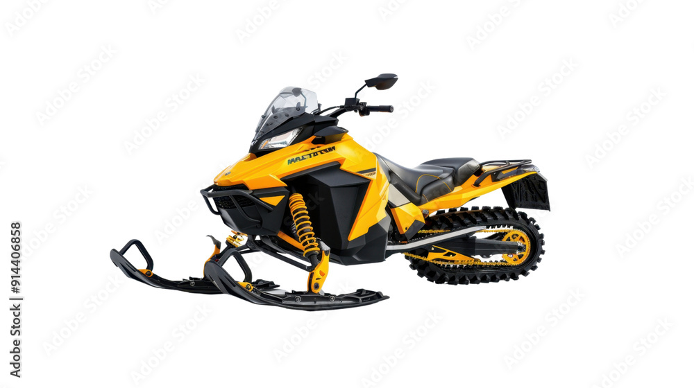 Ski-doo snowmobile on transparent background Ski-doo snowmobile on transparent background
