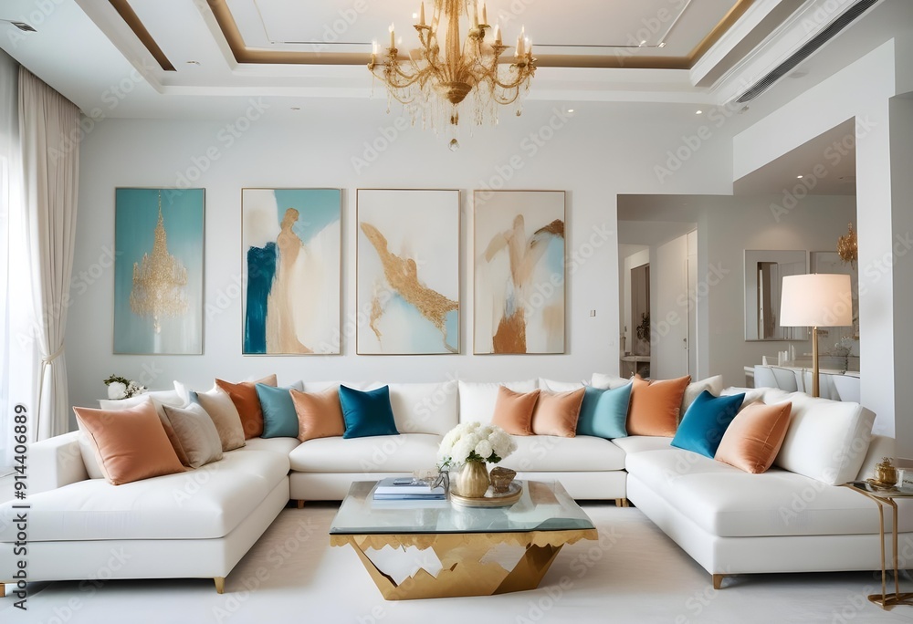 White and gold theme interior modern minimalism photo realism neww Style 3d Paints Doodle Illustration Deep View High Results 4k HD White and gold theme interior modern minimalism photo realism neww Style 3d Paints Doodle Illustration Deep View High Results 4k HD