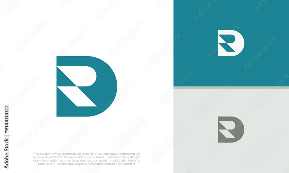 Initials D logo design. Initial Letter Logo. Innovative high tech logo template. Initials D logo design. Initial Letter Logo. Innovative high tech logo template.