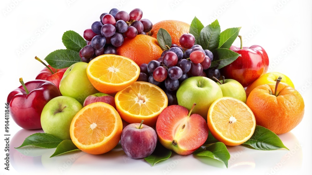 Fresh Fruit Still Life Apples, Oranges, and Grapes, Fruit, Still Life, Food, Composition Fresh Fruit Still Life Apples, Oranges, and Grapes, Fruit, Still Life, Food, Composition
