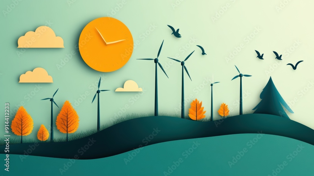 An infographic highlighting the different types of renewable energy ...
