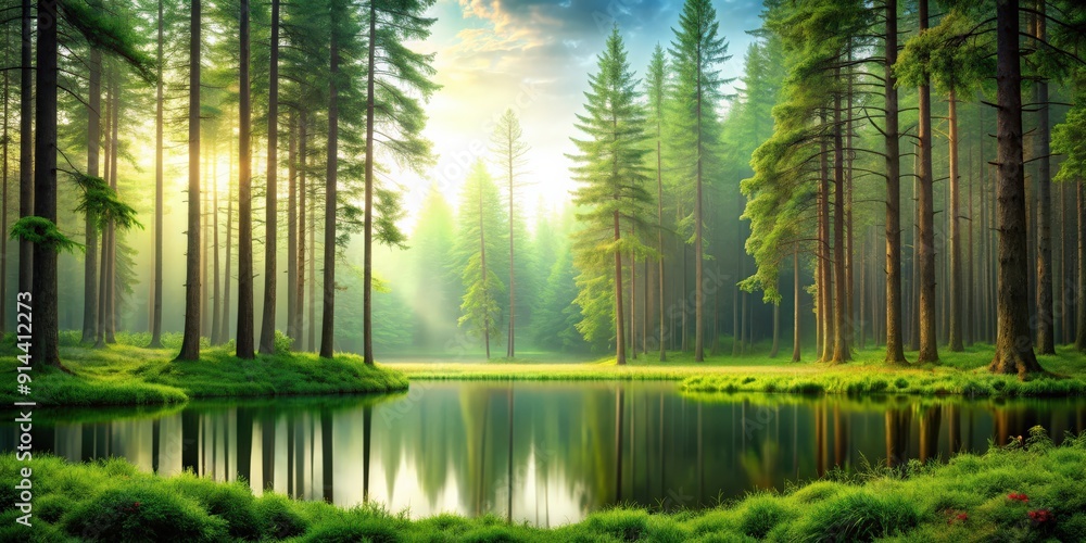 A serene and peaceful forest background, nature, trees, woods, tranquility, peaceful, greenery, environment, outdoors A serene and peaceful forest background, nature, trees, woods, tranquility, peaceful, greenery, environment, outdoors