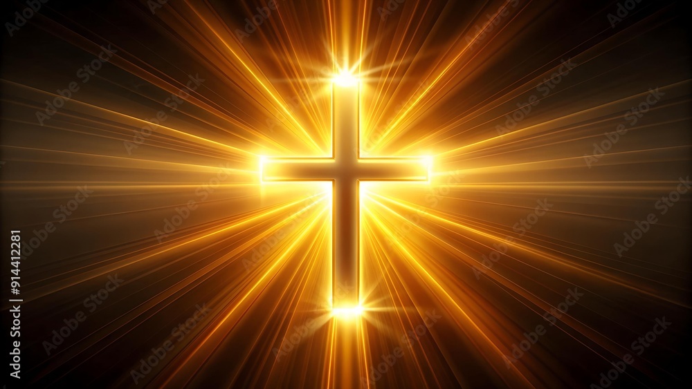 Cross of Light: A Radiant Symbol of Hope generative AI Cross of Light: A Radiant Symbol of Hope generative AI