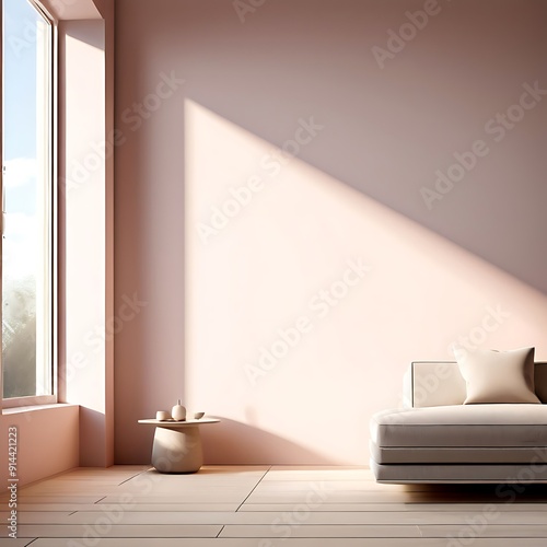 modern living room with sofa