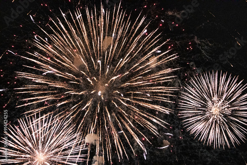 Fireworks display in Liuyang, Changsha, Hunan, China photo