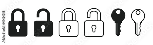 Key Icons.cons related to privacy protection