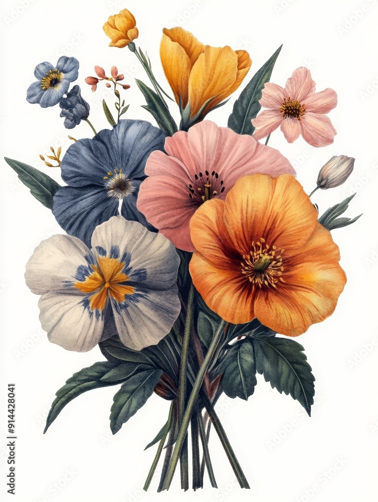 A Vibrant Bouquet of Flowers A Vibrant Bouquet of Flowers