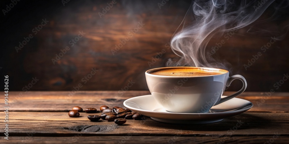 Steaming cup of freshly brewed coffee with foam , coffee, beverage, espresso, latte, barista, cafe, morning, break, aroma Steaming cup of freshly brewed coffee with foam , coffee, beverage, espresso, latte, barista, cafe, morning, break, aroma