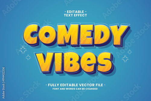 Stand Up Comedy vibes text style theme