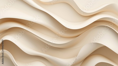 Abstract beige color wave flowing express the energetic signal. Seamless texture of vividness curve swirling convey sense of harmony and wonderful scene perfect for effect and graphic design. AIG51. photo