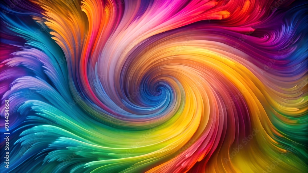 Abstract Symphony of Hues AI Generated Abstract Symphony of Hues AI Generated