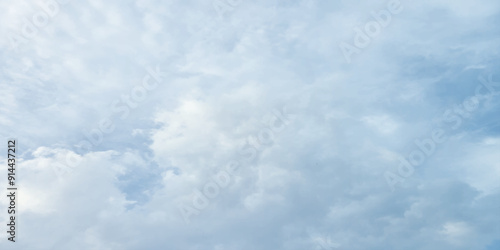 Blue abstract clouds Strome in the air as seen from above Cumulus clouds across vast on Film Cirrocumulus Serene fluffy white clouds billowing  winter frame of puffy empty surf  Freshly fallen snow wi