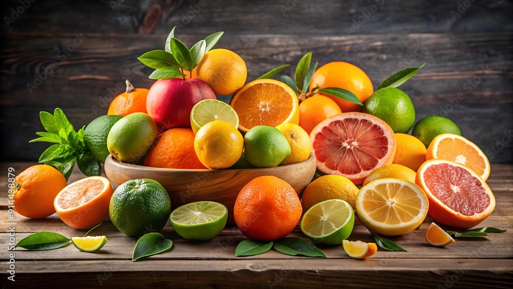 Citrus Symphony: A Still Life of Abundance Generative AI Citrus Symphony: A Still Life of Abundance Generative AI