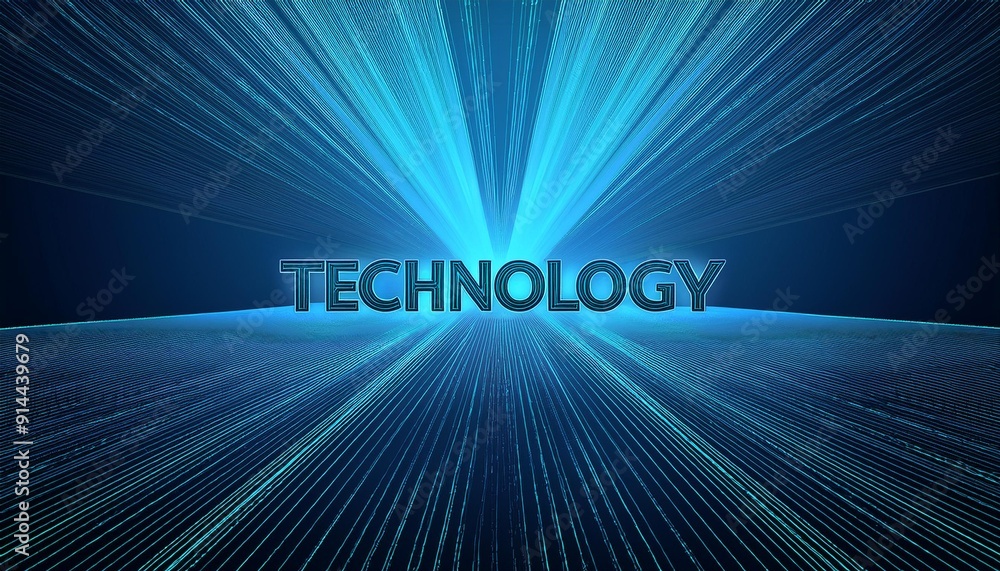 AI technology background with text AI technology background with text