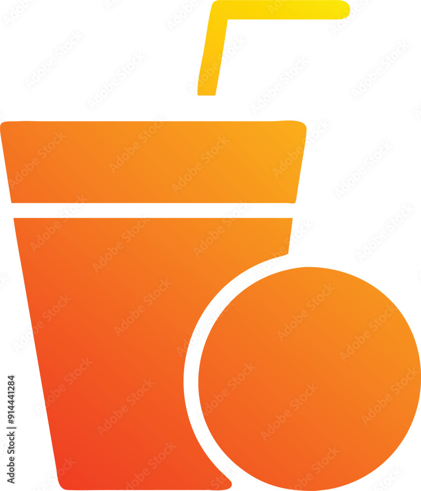 new stylish orange juice icon design new stylish orange juice icon design