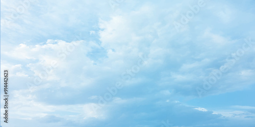 Blue abstract clouds Strome in the air as seen from above Cumulus clouds across vast on Film Cirrocumulus Serene fluffy white clouds billowing  winter frame of puffy empty surf  Freshly fallen snow wi