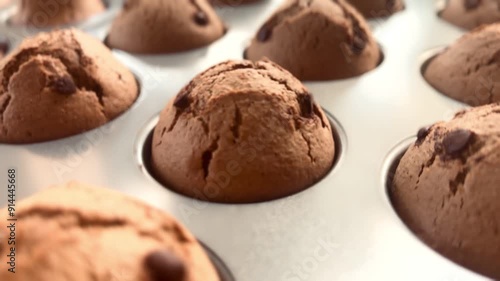 Wallpaper Mural Freshly baked muffins on the table. Torontodigital.ca