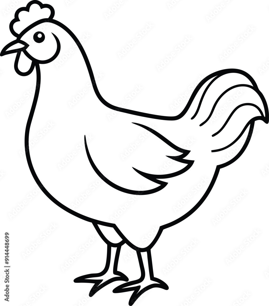 hen and chicken , Chicken Silhouette hen and chicken , Chicken Silhouette