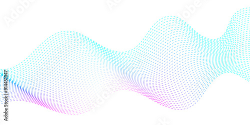 	
Abstract blue blend digital wave lines and technology transparent background. Minimal carve wavy white and blue flowing wave lines and glowing moving lines. Futuristic sound wave lines background.