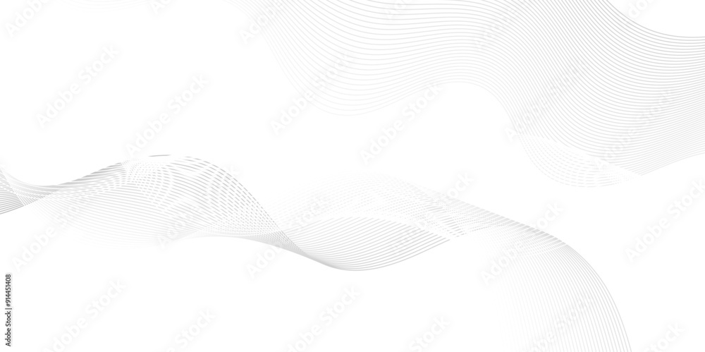 Abstract white blend digital wave lines and technology transparent background. Minimal carve wavy white and gray flowing wave lines and glowing moving lines. Futuristic sound wave lines background. Abstract white blend digital wave lines and technology transparent background. Minimal carve wavy white and gray flowing wave lines and glowing moving lines. Futuristic sound wave lines background.
