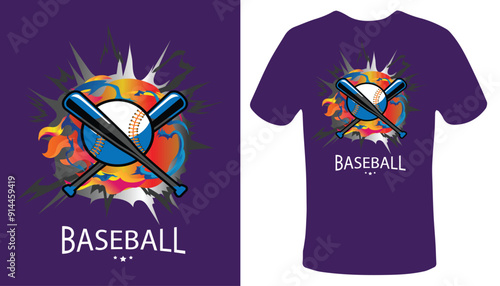 Trendy vector and typography Baseball t shirt design, Baseball T-shirt Design,Baseball Lover T shirt Design, 
