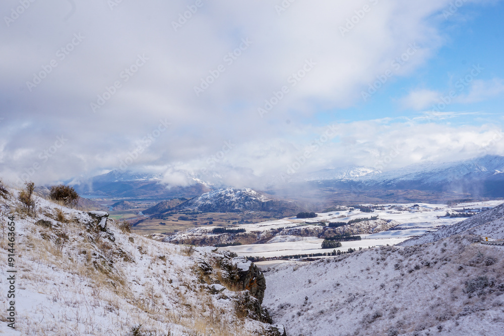 Queenstown in winter: Snow-covered peaks, frosted landscapes, and stunning alpine views create a breathtaking winter wonderland in New Zealand’s South Island the remarkable, coronet peak, crown range Queenstown in winter: Snow-covered peaks, frosted landscapes, and stunning alpine views create a breathtaking winter wonderland in New Zealand’s South Island the remarkable, coronet peak, crown range