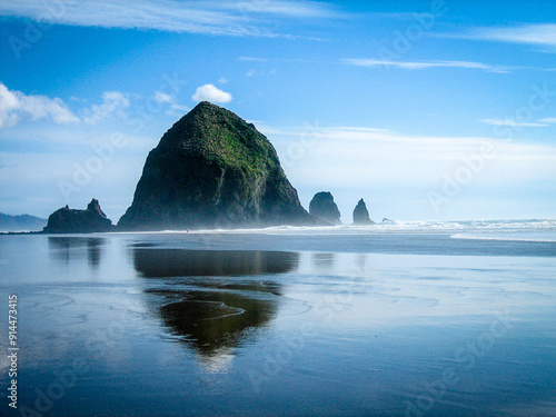 Haystack Rock, Oregon Coast photo