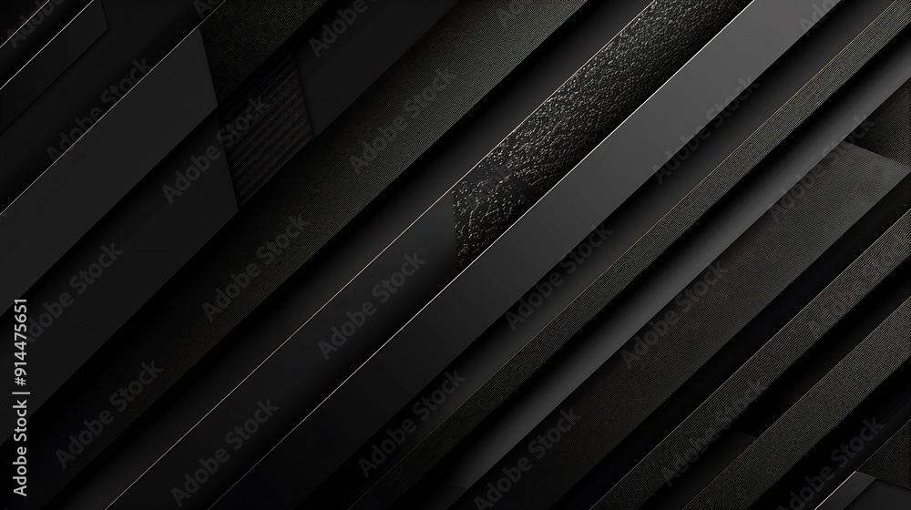 Obraz premium Abstract Black and Gray Diagonal Stripes