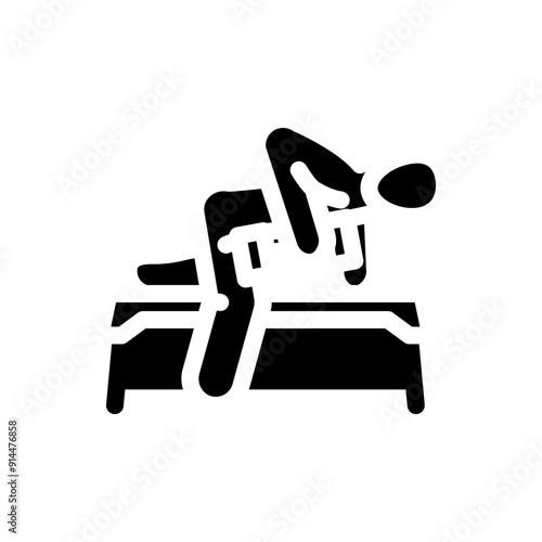 goblet squats fitness exercise leg glyph icon vector. goblet squats fitness exercise leg sign. isolated symbol illustration