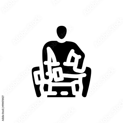 side lunges fitness exercise leg glyph icon vector. side lunges fitness exercise leg sign. isolated symbol illustration