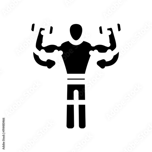 jump squats fitness exercise leg glyph icon vector. jump squats fitness exercise leg sign. isolated symbol illustration